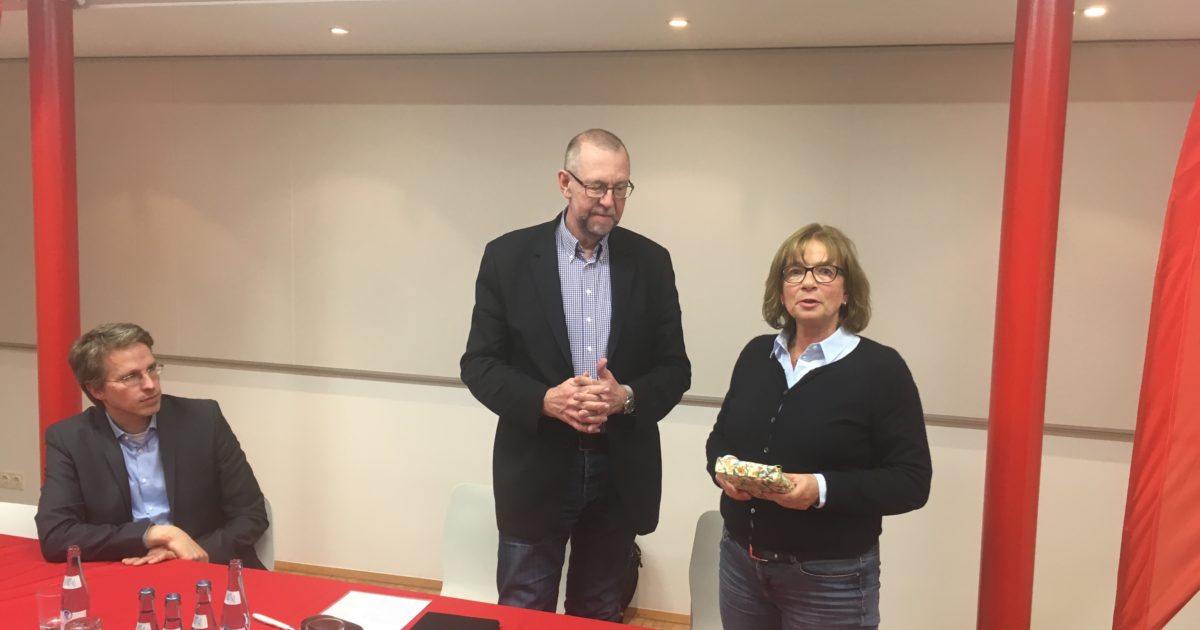 Prof. Axel Priebs aus der SGK verabschiedet Sozialdemokratische